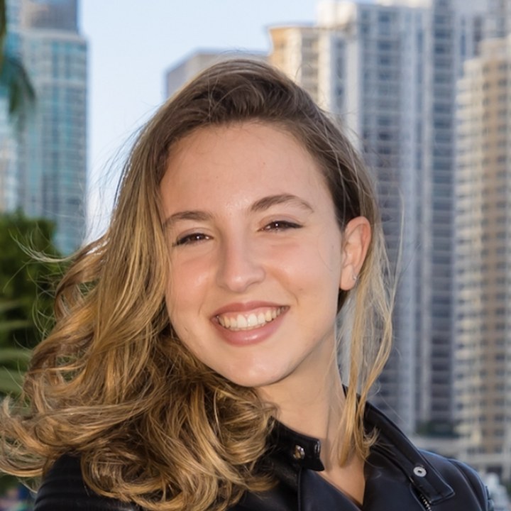 Valentina Alaimo, smiling